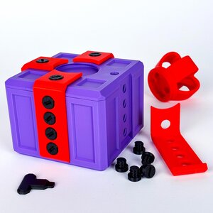 Die nervige Geschenkbox | 3D-gedruckte Puzzle-Geschenkbox | Lustiges Herausforderungsgeschenk | Einzigartige, verschließbare Geschenkbox | Gag-Geschenkverpackung | Streich-Geschenk für Freunde