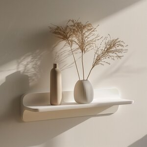 3D-gedrucktes Kleines Wandregal | Modernes Schwebendes Regal | Minimalistisches Dekoratives Wanddisplay