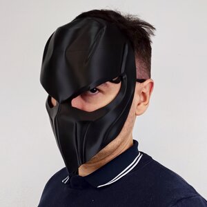Superschurken-Maske | Taktische Horror-Cosplay-Gesichtsmaske | 3D-gedruckte Comic-Bösewicht-Maske