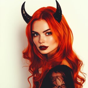 Schwarzes Teufelshörner-Haarband | 3D-gedruckte Dämon-Kostümhörner | Gothic-Cosplay-Accessoires