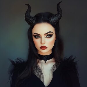 Gothische Dämonenhörner | 3D-gedruckte Kostümhörner | Cosplay-Kopfschmuck
