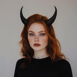 Kleine Dämonenhörner | 3D-gedruckte Cosplay-Hörner | Gothic-Kostüm-Kopfschmuck
