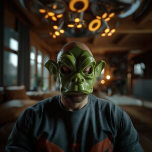3D-gedruckte Goblin-Kreaturenmaske | Fantasy-Cosplay-Requisite